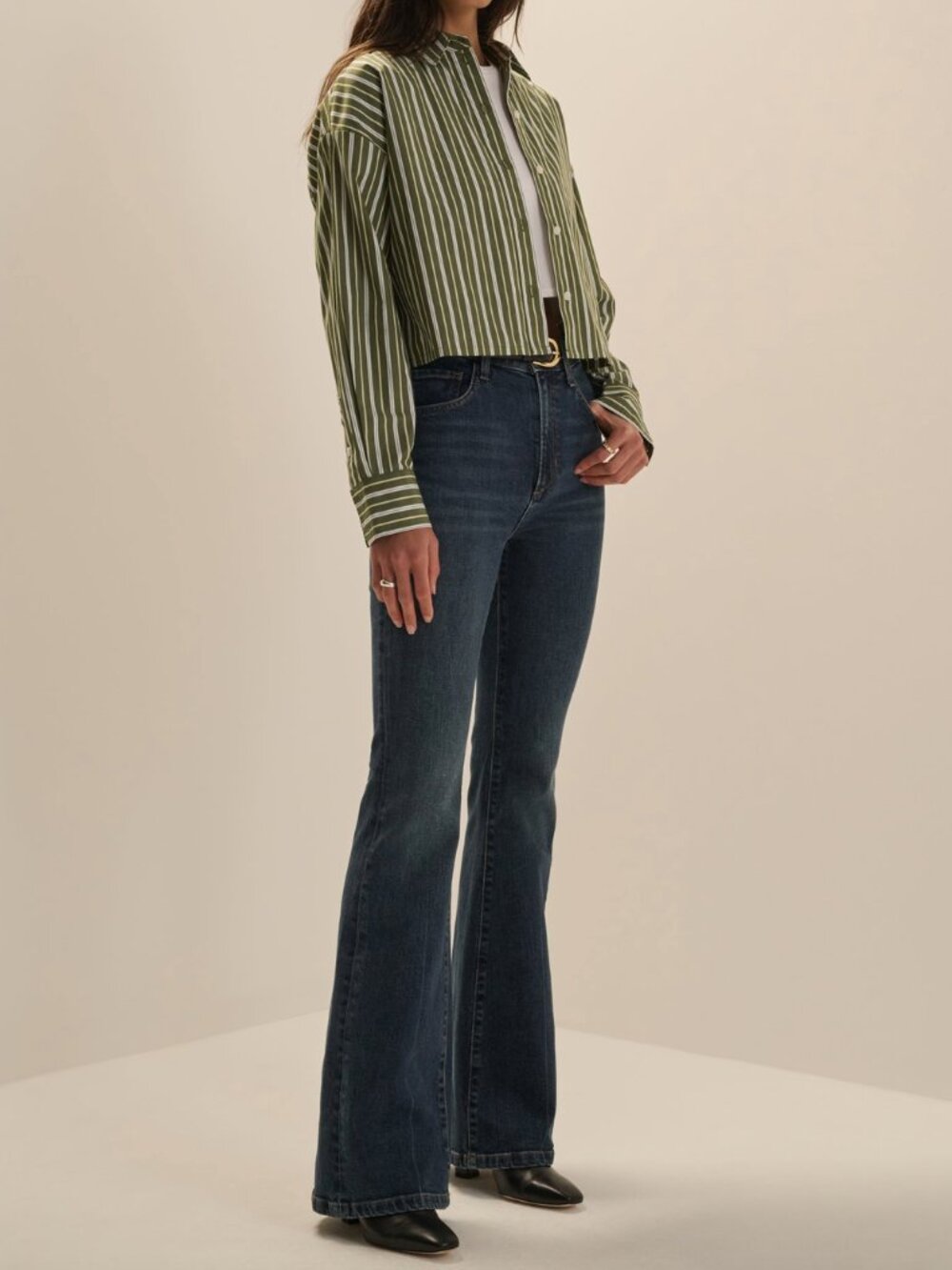 Favorite Daughter The Valentina Super High Rise Flare | Woodside, Size 25